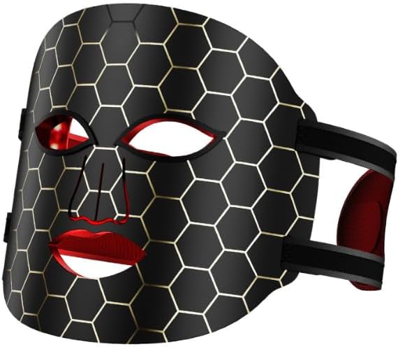 Red Light Therapy Mask for Face, 7-Color LED Face Mask, Near Infrared 850nm, Anti-Aging Wrinkle Reduction & Acne Treatment, At-Home Skin Rejuvenation Beauty Device for Women & Men