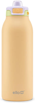 Ello Pop & Fill Insulated Stainless Steel Water Bottle with Quick Fill Lid, Leakproof Locking, Sip or Chug Spout, BPA-Free, Double Wall Vacuum Insulated for Sports, Travel & School- 22oz / 32oz / 40oz