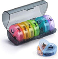 Weekly Pill Organizer 7 Day AM PM, Large 2 Times a Day Vitamin Box with Extra Large Compartments, Leak Proof Portable Travel Pill Case for Pills & Supplements