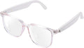 Smart Glasses for Women, Blue Light Filtering Lenses，Bluetooth 5.3, Audio & Mic, Intelligent Touch,Open-Ear Clear Sound Audio Glasses with Bluetooth, Ultralight Comfortable Design for Working.