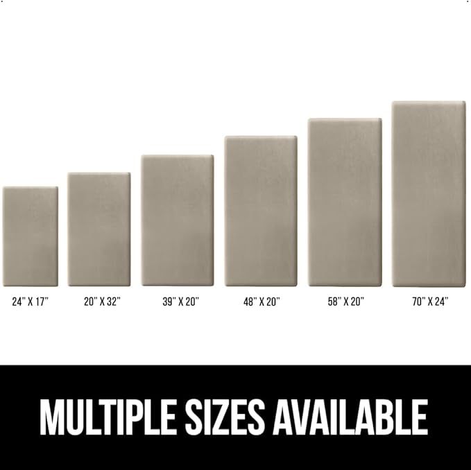 GORILLA GRIP Comfortable Cushioned Kitchen Mats for Floor, 39x20, Waterproof and Stain Resistant Soft Top, 3/4 Inch Thick Ergonomic Standing Desk Anti Fatigue Mat, Foam Supports Ankles and Feet, Taupe
