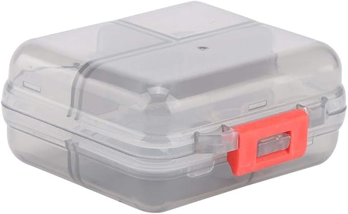 7 Grids Weekly Portable Medicine Storage Box Foldable Drug Case Tablet Organizer for Travel (Gray)
