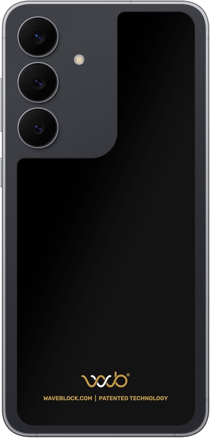 WaveBlock Protection Sticker for Samsung Galaxy S25 FE, Harm Blocker for Smartphone, 5G Shield Reduction, Fits Beneath Case, Tested in FCC Certified Lab