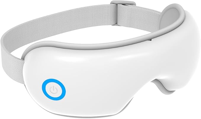 Eye Massager with Heat and Bluetooth, Dry Eye Therapy, Temple Massager, Heated Sleep Mask Blackout,Rechargeable Eye Warmer. Stress Relief Gifts for Women/Men Gamers Travel Essentials