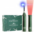 Red Light Therapy Wand for Face & Body, Portable Handheld LED Light Device for Personal Care Routines Multi-Wavelength 460nm 630nm 660nm 850nm 900nm, Rechargeable Battery, Compact Design