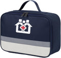 Large Capacity Pill Bottle Organizer Travel Storage Bag Medicine Bag for Medications Vitamin and Medical Supplies, Medium, Navy Blue
