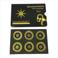 6 Golden EMF Stickers Blocker Neutralize Protection for Cell Phones case and Electronic Devices WiFi 5G