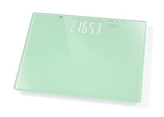 JB8524 Deluxe Talking Scale. Digital Body Weight Talking Bathroom Scale, High Precision Measurements, Over 600 Pound Capacity Weight Scale. Extra-Large Display, Auto-Calibrated, Precision Balanced