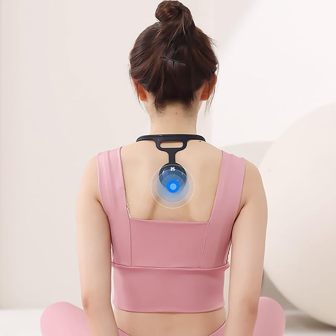 Smart Posture Correction Scientific Back Posture Training Monitoring Posture Corrector Back Straightener Corrector for Adult,Black