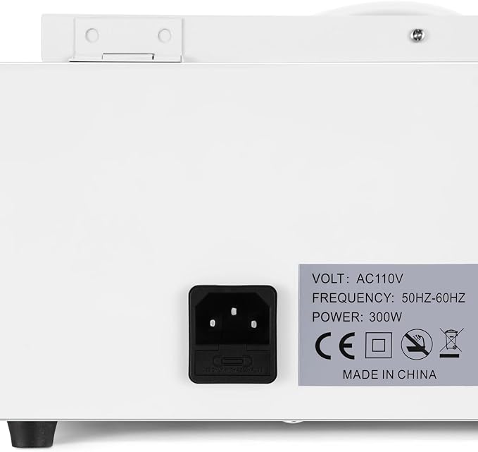 High Temperature Sterilizer Autoclave Machine for Metal Tools with Handle with Timer 110V 300W, 1.5L Capacity, for Dental Tools (White)