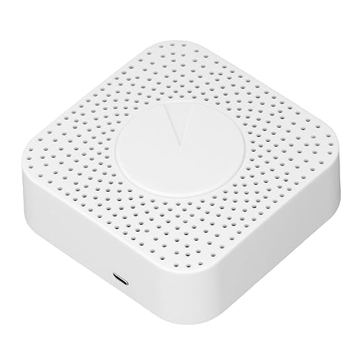 Jiawu Air Quality Monitor, 6 in 1 Detection with WiFi APP Control Air Quality Tester, Meter with Tuya APP for Home Office Indoor Use