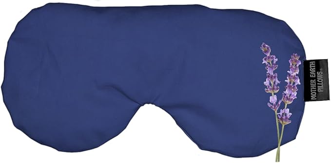 Mother Earth Pillows Sinus Flax Pillow for Natural Relief (Royal Blue - Soothe Herbal Blend)