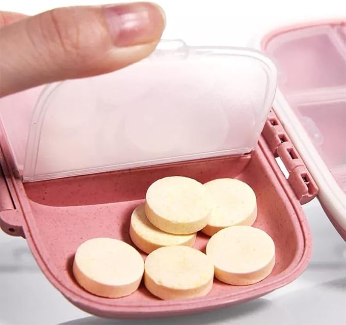 Personal Pill Organizers Pink, Rosado