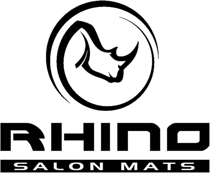 Rhino Mats, Rhino Hide Salon Mat, Non-Slip Standing Cushioned Comfort Anti-Fatigue Mat for Salon, Barbershop, or Spa (Red Rectangle, 3' x 5' x 7/8")