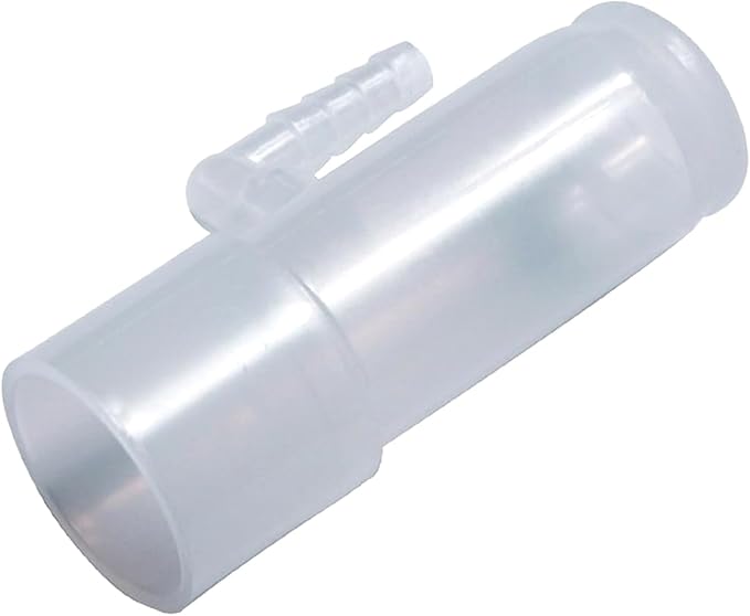 Bistras Oxygen Adapter Enrichment Port Connector fits CPAP Tubing Hose Model 1642 (1)