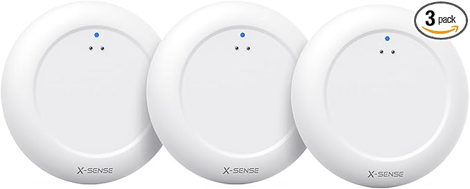 X-Sense Wi-Fi Water Leak Detector (SBS50 Base Station Required), 3 SWS0A Water Sensors