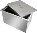 Commercial Stainless Steel Drop-in Ice Bin Chest – Insulated Bar Ice Well for Beverage Service