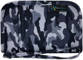 Sugar Medical Diabetes Supply Case | Medical Supplies Travel Bag | Glucose Meter Organizer | Diabetic Care Products | Glucometer Kit (Grey Camo)