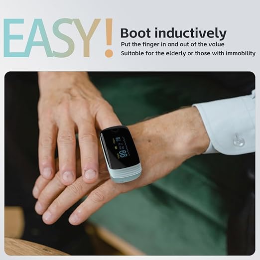 Finger Pulse Oximeter, Fingertip Blood Oxygen Saturation with Pulse Monitor, Oximeter with Lanyard, Pulse Oximeter for Sport and aviation use olny (green) TY07