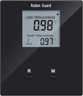 Home Radon Detector, Portable Radon Tester, Long and Short Term Monitor, Monitor Your Home Radon Level, Prevent Radon Exceed, Powered by Rechargeable Battery, Black