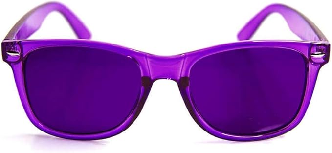 GloFX Violet Color Therapy Glasses Chromotherapy Mood Enhancing Glasses