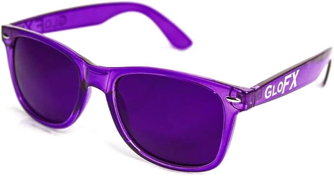 GloFX Violet Color Therapy Glasses Chromotherapy Mood Enhancing Glasses