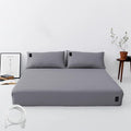Grounding Sheets Twin Size Grounding Fitted Sheet with Cord, Natural Healthy Sleep Solution, Deep Pocket Grounding Bed Cover for Enhanced Well-Being(Twin,39x75x14in, Gray)
