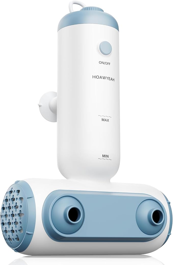 Bath Jets for Tub, Two Modes - Bathtub Jet or Bubble Maker, Portable Bath Spa with Dual Jets, Bath Spa Jets Creates Soothing Bubbles and Massage, Bathtub Accessories for Relaxing Daily Use