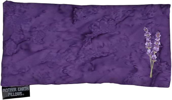 Mother Earth Pillows Therapeutic Eye Pillow (Purple Print - Soothe Herbal Blend)