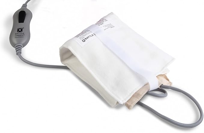 Assembled in The USA - Thermophore Liberty - Moist Heating pad for jaw Neck and Sinus Pain Relief - Electric with auto Shut Off and Specialty Cover Petite Size 4" x 17"