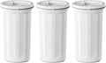 Replacement for New Culligan Pitcher & Dispenser ZEROF01 Water Filter Cartridge, 5-Stage Advanced Filtration, Reduces Lead, Total PFAS, Mercury, Fluoride & Chlorine by GAMOTH, 3 Count