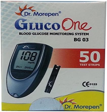 Dr Morepen BG03 50 glucose strips by Dr Dry