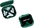 Portable Pill Organizer, Small Pill Box Medicine Supplement Pill Case, BPA Free Tritan Material (Green)