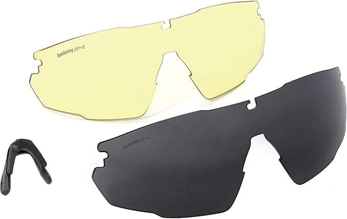 HTS HUNTERSKY Ballistic Tactical Shooting Glasses ANSI Z87+ UV400 Protective Eyewear