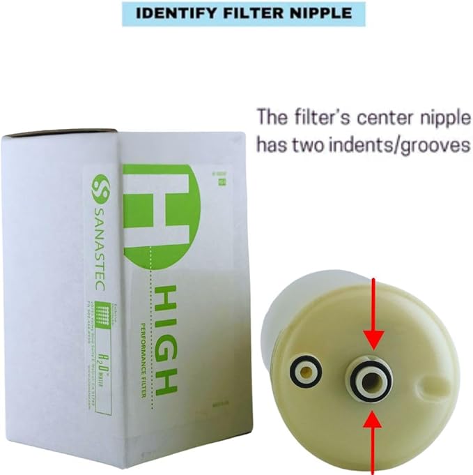 A2O Water-High Performance Water Filter Replacement Cartridge - HGN Type Water Ionizer Compatible (New Model),Made in USA