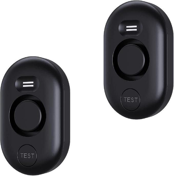 Water Leak Detector Sensor Alarm: Home Water Flooding Monitor Smart Sink Overflow Monitoring Adjustable Wet Moisture Alert Pipe Leakage Drip Detection Warning for Basement Floor (2 Sensor)