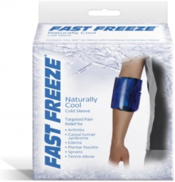 Fast Freeze Naturally Cool Cold Therapy: Compression Sleeve, X-Large