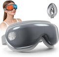 Eye Massager with Heat and Cooling, Eye Mask for Migraine, Heated Face Massager for Dry Eye Strain Relief Improve Sleep, Birthday Gifts for Women Men Gray
