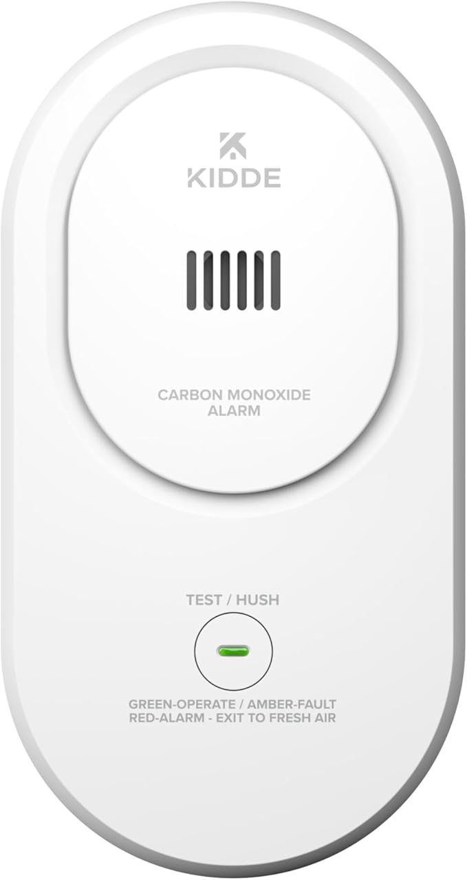 Kidde Carbon Monoxide Detector, Plug-in Carbon Monoxide Detector with AA Battery Backup, 85 dB Alarm, Rotating Plug, LED Status Light Indicators, 5th Edition, COP