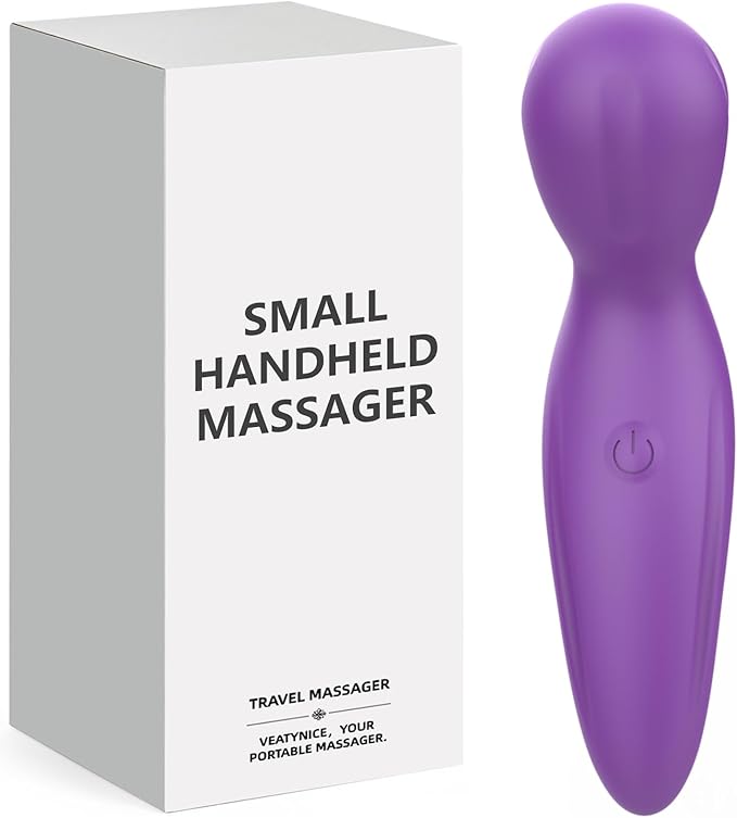 Handheld Massager for Deep Tissue Relaxation Small Massage Gun to Relief Whole Body Muscle Tension and Promote Relaxation