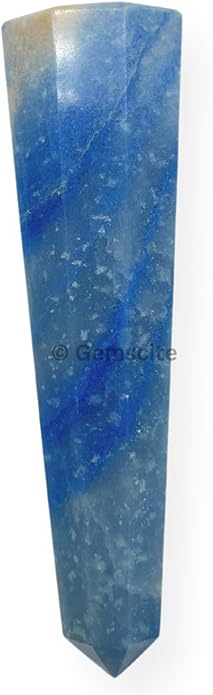 WholesaleGemShop 3 Inch Gemstones Obelisk Tower Jumbo Facet Aura Rock Crystal Natural Polished Earth Wand Spirit