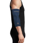 Tommie Copper BetterICE Elbow Wrap Cold Compression for Muscle Pain & Joint Soreness, Soft Flexible Gel, No Messy Leaks, Comfortable Fit - Medium, Dark Navy