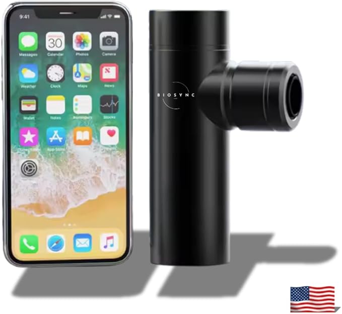 Massage Gun BioSync360° | Portable Mini Massager | Recovery Tool | Travel Size | Pain Relief | Deep Tissue Neck Back Full Body | Fast Charging | Neck | Back | Shoulder Massaging |