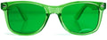 GloFX Green Color Therapy Mood Glasses Migraine Glasses Light Therapy Glasses Chromotherapy Green Colored Migraine Relief Lenses