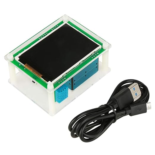 Air Quality Detector, PM2.5 Air Quality Monitor Meter Multifunctional Testing PM1.0, PM10.0, PM2.5, Temperature, Humidity, Particulate Matter for Home, Office, Car, Outdoor,