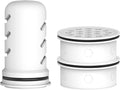 MARRIOTTO Water Filter Replacement for LS Home Dispenser - 18 Cup/Glass Pitcher, 7 Cup Plastic Pitcher, 1 Membrane Micro Filter and 2 Activated Carbon + Ion Exchange Filter