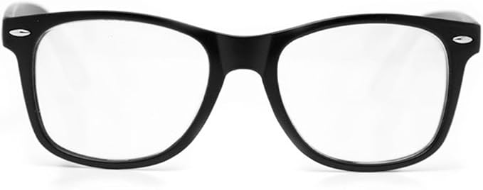 GloFX Ultimate Diffraction Glasses - Matte Black - 3D Prism Rainbow Effect - Great Edm, Festival, Concert, Fireworks, Christmas Lights, and Rave Accessory - Matte Black Frames