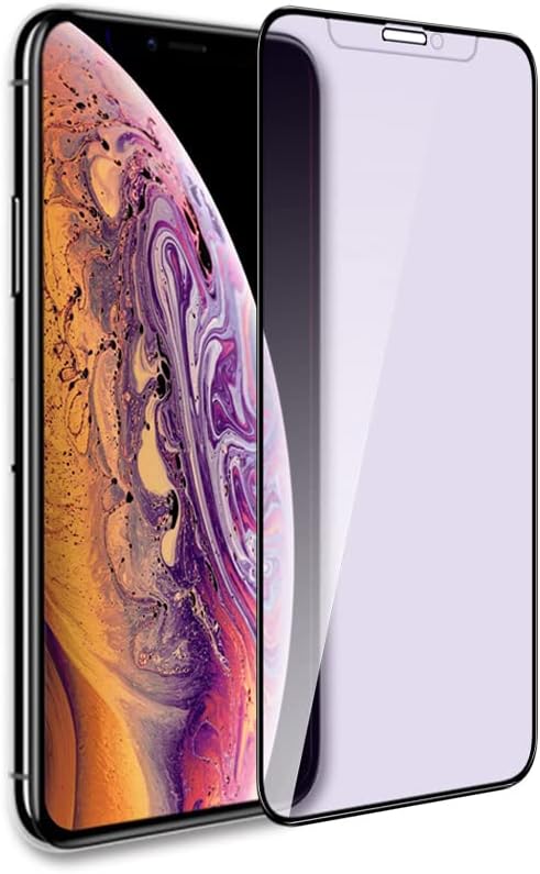 PERFECTSIGHT Anti Blue Light Tempered Glass Screen Protector Compatible with iPhone 11, iPhone XR 6.1 inch, Blue light Blocker, HD Clear Eye Protection, Easy Installation with Alignment Frame (1 Pack)
