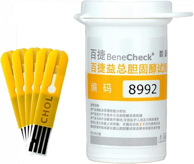 10 pcs/Bottle BKM13-1 Total Cholesterol CHOL Test Strips
