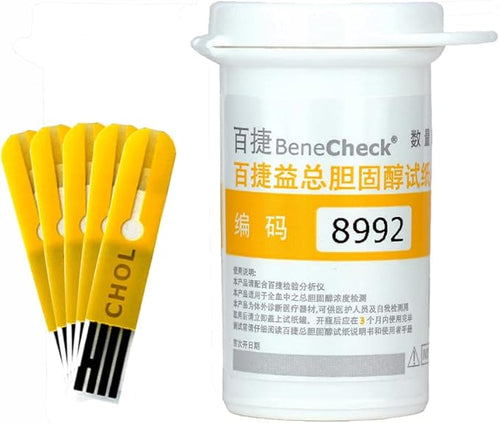 10 pcs/Bottle BKM13-1 Total Cholesterol CHOL Test Strips